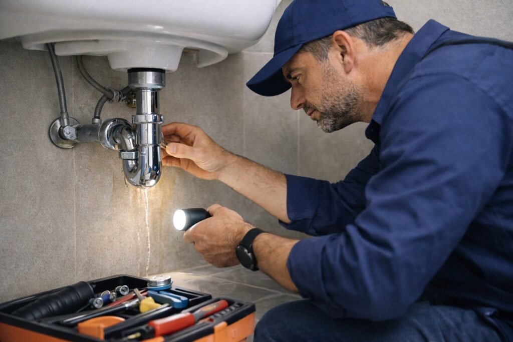 فني صحي الخيران بالكويت