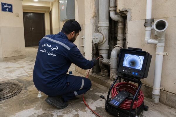 فحص مواسير الصرف في خيطان
