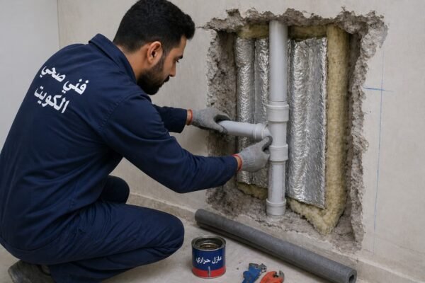 تركيب مواسير مع عزل