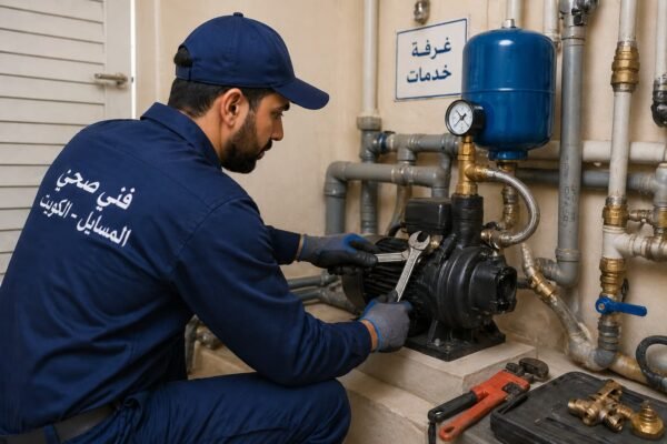 تركيب مضخة مياه