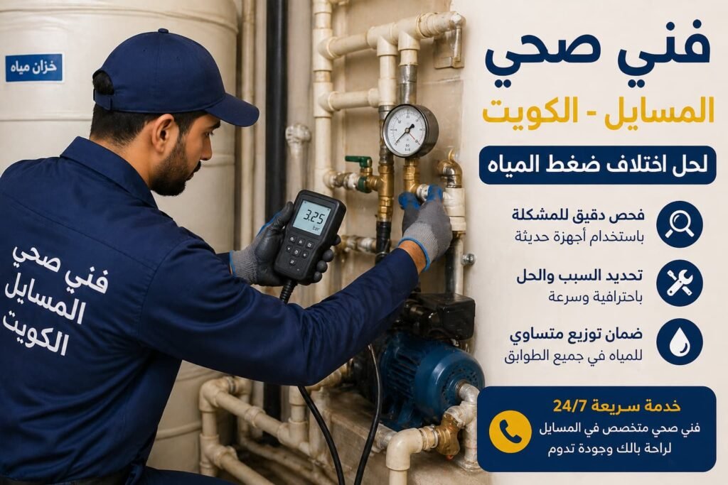 فني صحي المسايل بالكويت