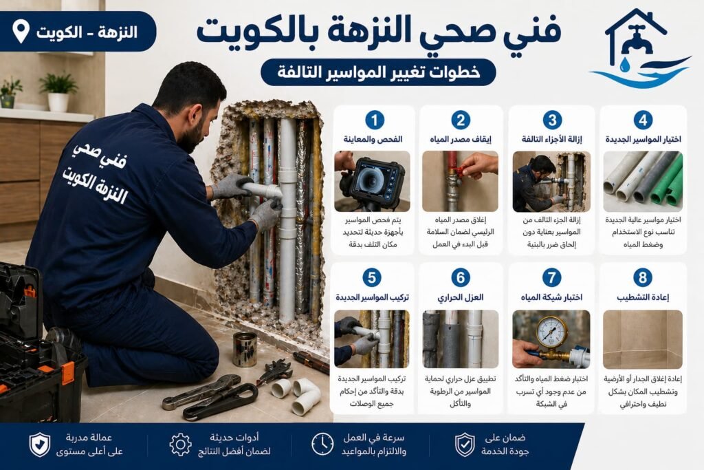 فني صحي النزهه بالكويت