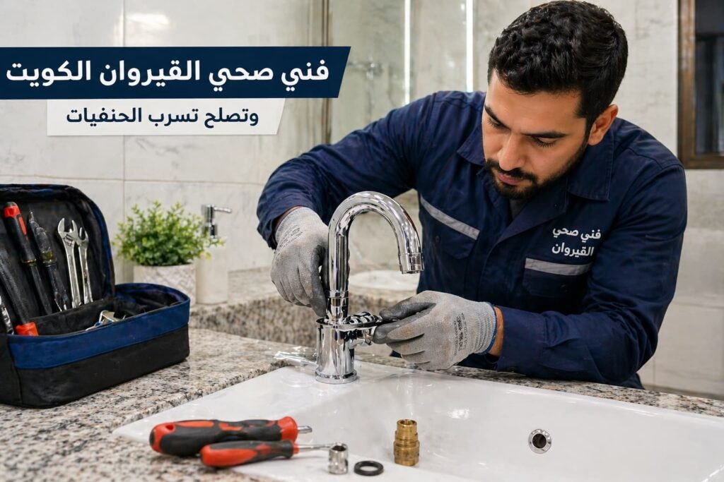 فني صحي القيروان الكويت