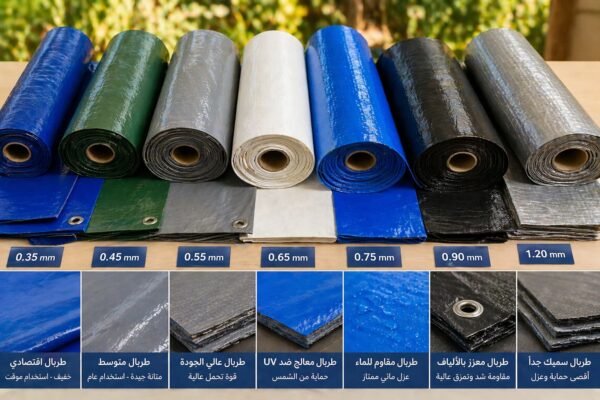 عينات طربال سعودي مختلفة لعزل الأسطح